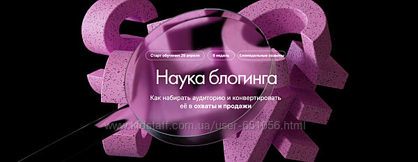 Наука блогинга. Тариф Бакалавр Наташа Панфилова