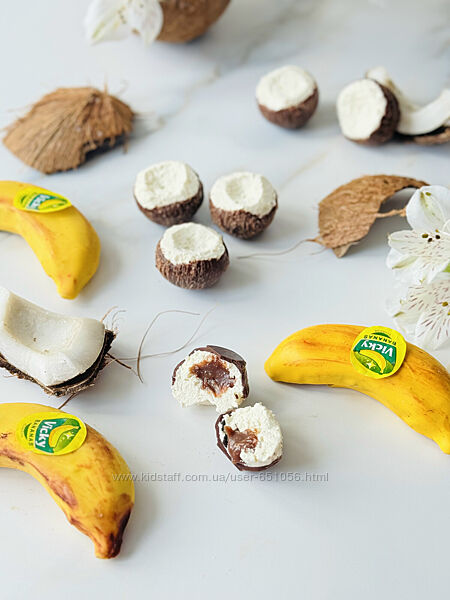 Конфеты Бананы-кокосы Екатерина Завирюха