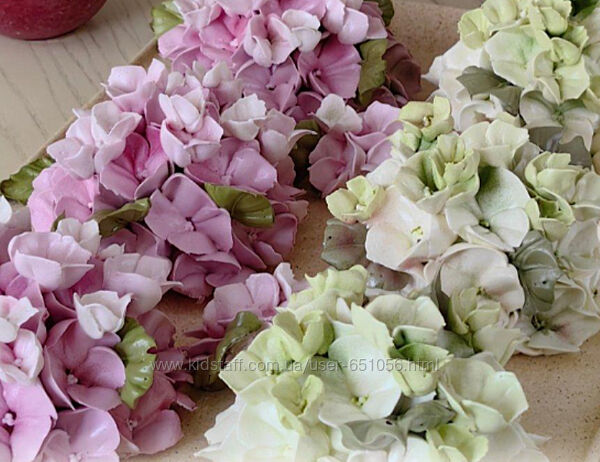 Гортензии из зефира Екатерина Рязанцева chudo zefir