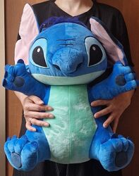 Stitch Мяка іграшка Стіч 43 см та брелок на вибір 6 см, Стич