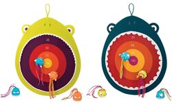 Battat Голодная лягушка BX1676Z, Голодная акула BX1638Z