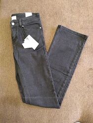 Плотные черные джинсы Mango р. 34