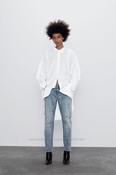 Стильные джинсы свободного кроя ZARA JEANS RELAXED RIPS Оригинал Испания