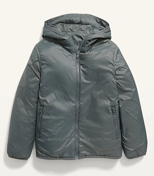 Куртка Old Navy Reversible Sherpa-Lined Hooded Zip Jacket For Boys с шерпой