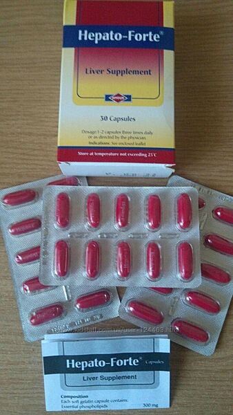 Египет. Капсулы HEPATO FORTE-восстановление клеток печени. 30 капсул. 