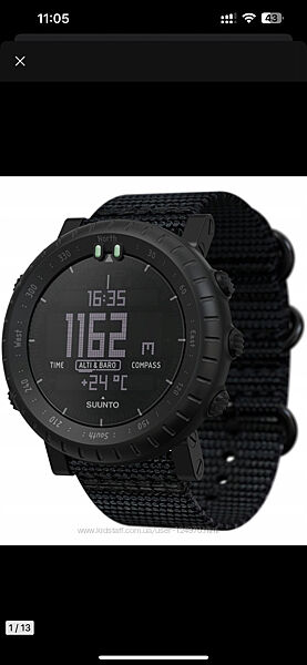 Спортивний годинник Suunto Core колір All Black