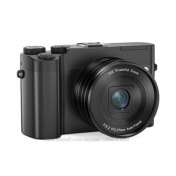 Цифрова камера4K 64 МП Подвійний обєктив2,8-дюймовий IPS Автофокус 16
