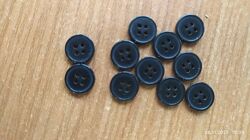 РОЗПРОДАЖ Ґудзик Плоский бортик 4отв, 14мм, ціна за 10 шт