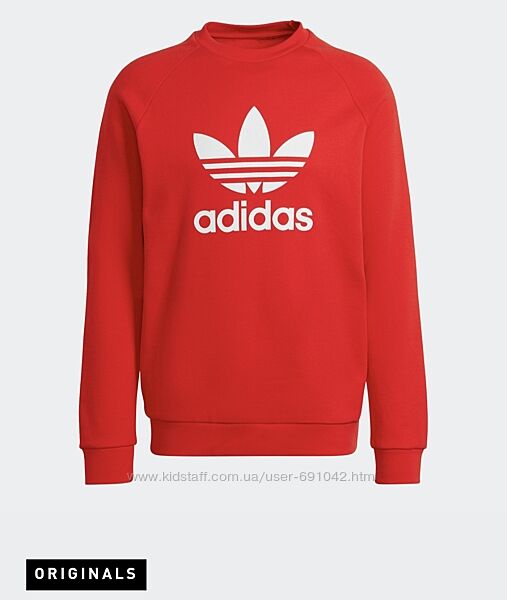 Оригинальный свитшот Adidas adicolor classics trefoil crewneck размер M
