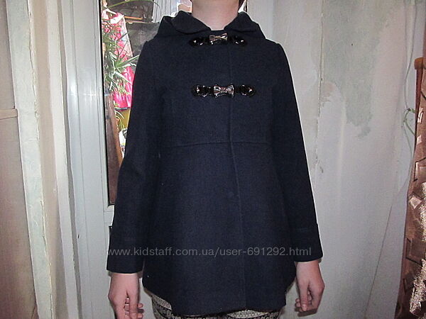 Брендовое кашемировое пальто George оригинал 11-12 лет, 146-152 см