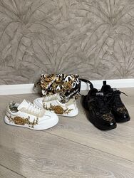 Мега стильні брендові кеди Versace jeans couture . 