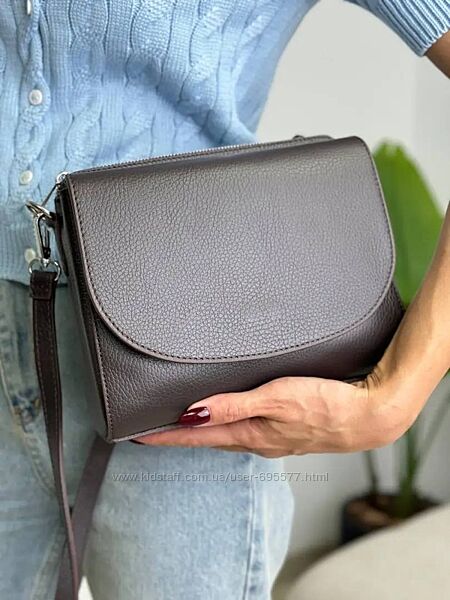 Сумка з натуральної шкіри Італія