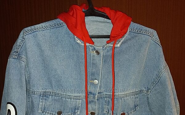 Стильна джинсова куртка р.48-50