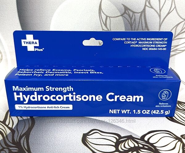 США Крем від сверблячки та укусів комах Thera Plus Hydrocortisone Cream