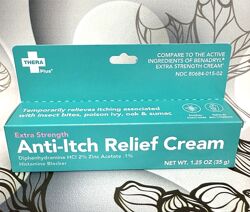 США Крем проти сверблячки Thera Plus Extra Strength Anti-itch Cream