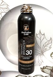 США Сонцезахисний спрей з бронзатором Australian Gold Instant Bronzer SPF30