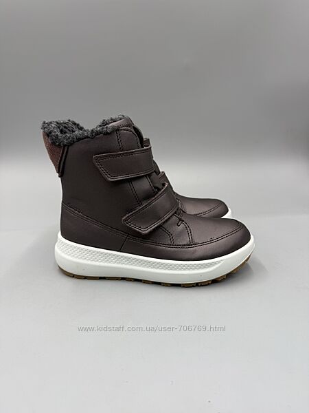 Шкіряні зимові чоботи Ecco Solice 28, 29, 30, 33 р 