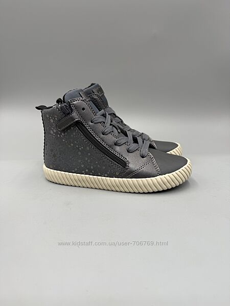 Утеплені черевики хайтопи Geox MIRROLESS 26, 27, 31, 32, 34, 37