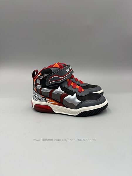 Кросівки Geox Inek з мигалками 28, 34 хайтопи
