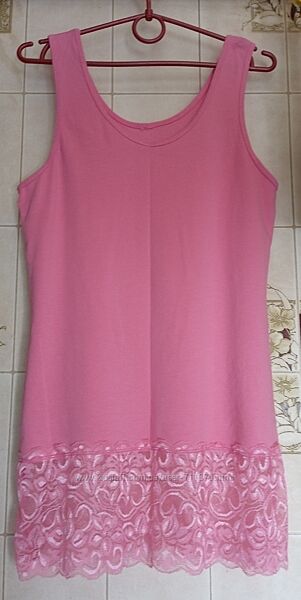 Коротка трикотажна нічна сорочка