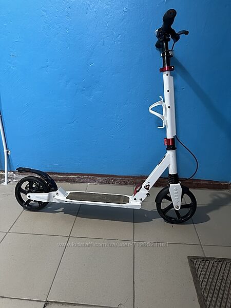 Самокат Scale Sports SS-04 Белый двухколесный