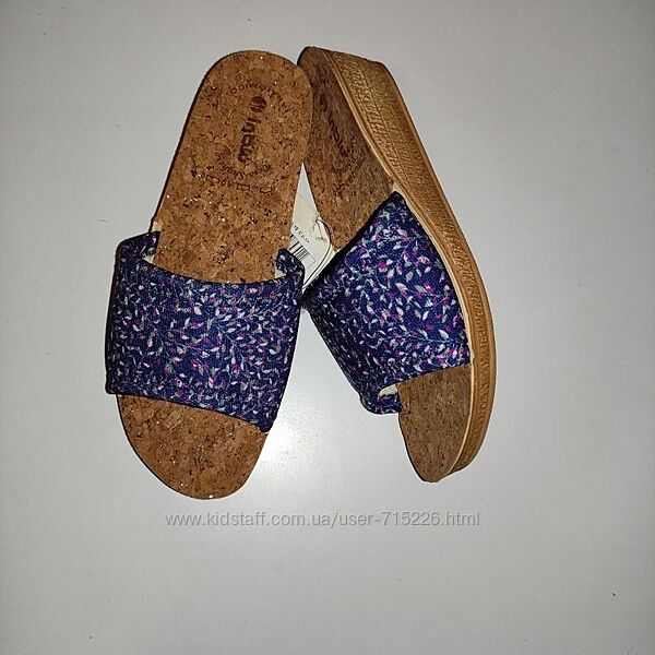 Жіночі капці на танкетці з корковою устілкою тм inblu