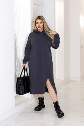 Тепла трикотажна сукня 