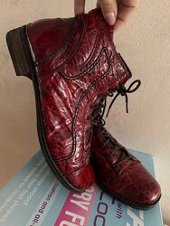 Ботинки Турция 39 р 25.5 см кожа на байке 
