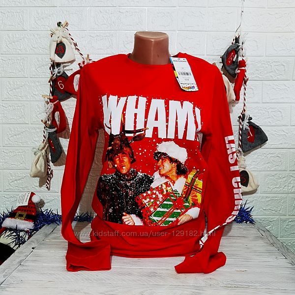 Лонгслив Next, новогодняя серия