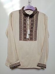 Вишиванки для хлопчика на зріст 146-164 см. 10-15 років. Льон.
