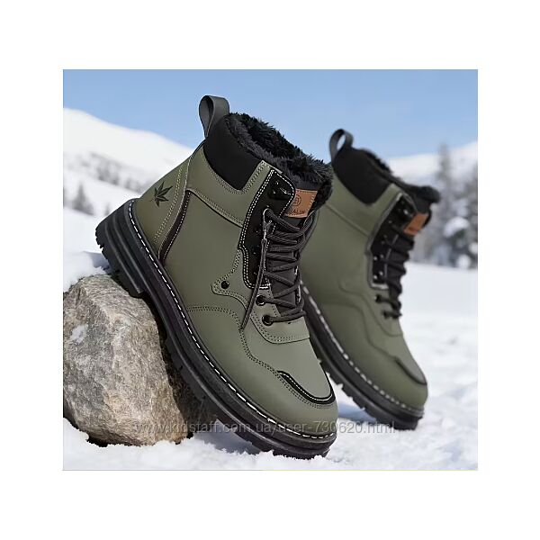 Чоловічі зимові черевики на хутрі. mainalun. р. 42 - 43. устілка 27 см.