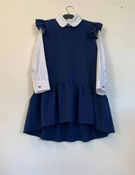 Стильний шкільний сарафан 128-134