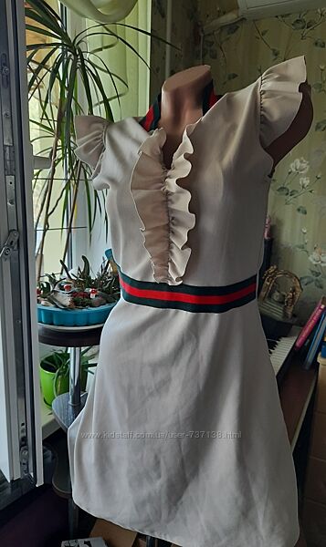 Плаття зі смужками під Гуччі Італія, рожеве NLY One