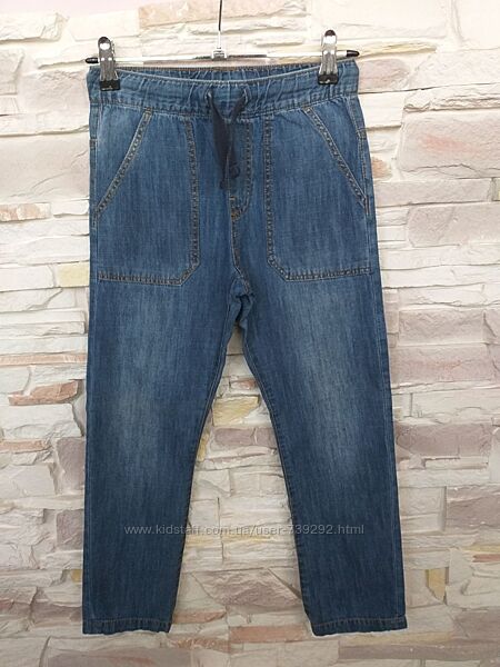 Тонкие лёгкие классические джинсы на 5-7 лет