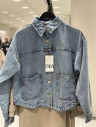 Zara джинсовий піджак жакет 