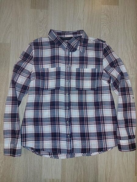 Сорочка Dorothi Perkins р.42 рубашка тепла клітинка