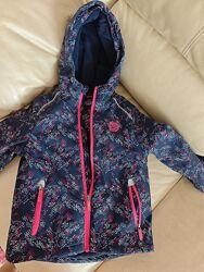 Ветровка курточка софтшел на флисе С&А р.110 