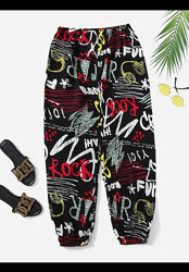 Легкі брючки джогери панк рок фан графіті