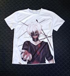 Токійський гуль Канекі Кен аніме футболка в ідеалі