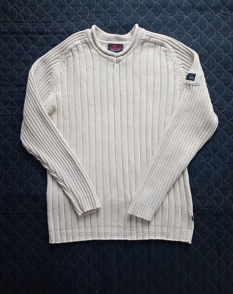 Світер пуловер бежевий рубчик Grey Connection