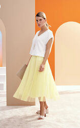 Лимонна двошарова тюлева міді з італії