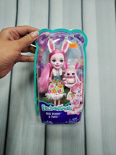 Кукла Doll Bree Bunny Энчантималс ENCHANTIMALS