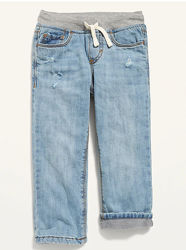Модные теплые джинсы Old navy с  резинкой на поясе