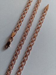 Золотая цепочка 585пр двойной ромб