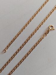 Золотая цепочка 750 пробы. Якорка с перемычками.