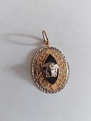 Золотой кулон  585 пр. Версаче