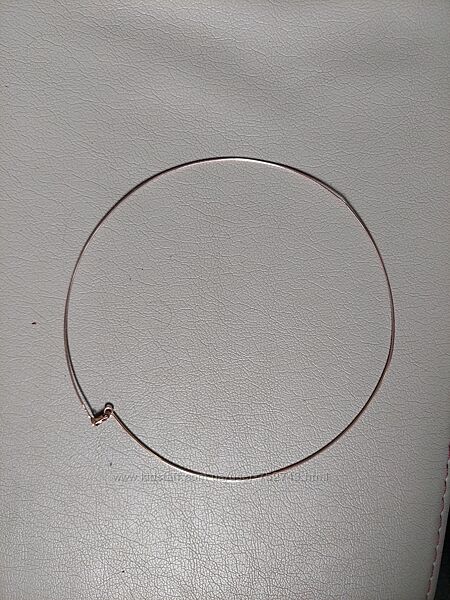 Золотое колье струна 585пр 