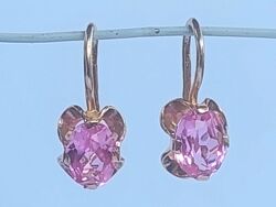 Золотые серьги 583 пр 