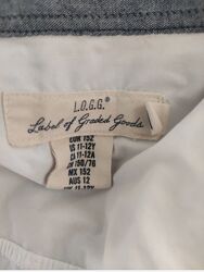 Рубашка H&M біла 152 р, вік 11-12 років