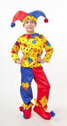 Костюм петрушка, клоун, весельчак, арлекіно